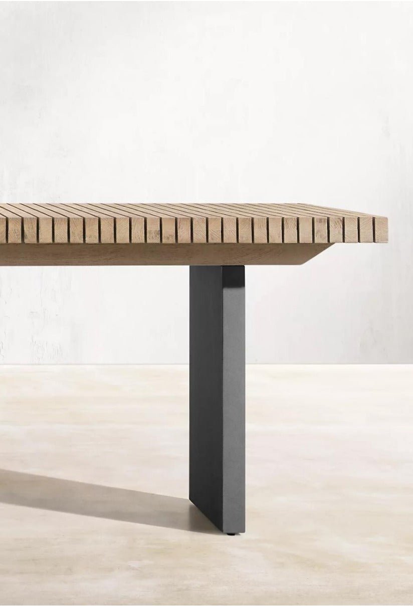 Boca Grande Collection- Modern Teak Dining Set - Sunzout Outdoor Spaces LLC