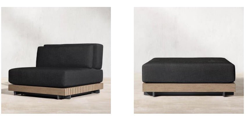 Boca Grande Collection- Modular Modern Outdoor Teak Sofa Set - Sunzout Outdoor Spaces LLC