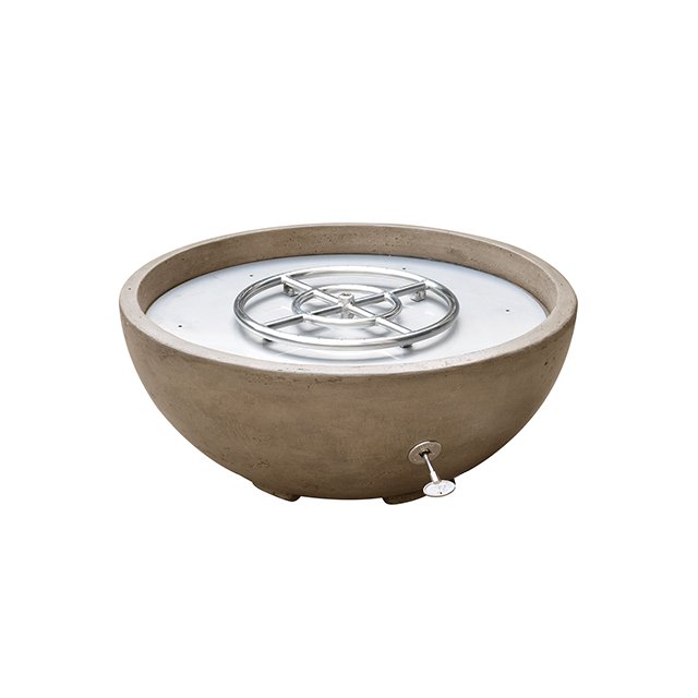 Brown Adobe Fire & Water Bowl - Sunzout Outdoor Spaces LLC