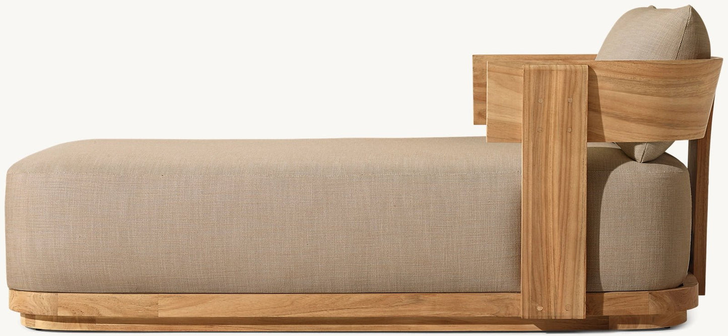 Captiva Collection- Outdoor Premium Teak Wood Sun Loungeer - Sunzout Outdoor Spaces LLC