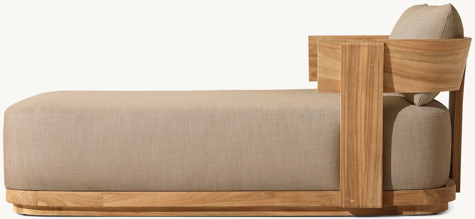 Captiva Collection- Outdoor Premium Teak Wood Sun Loungeer - Sunzout Outdoor Spaces LLC