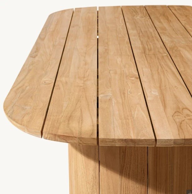 Captiva Teak Collection. Outdoor All Weather Furniture Teak Wood Dining Set - Sunzout Outdoor Spaces LLC