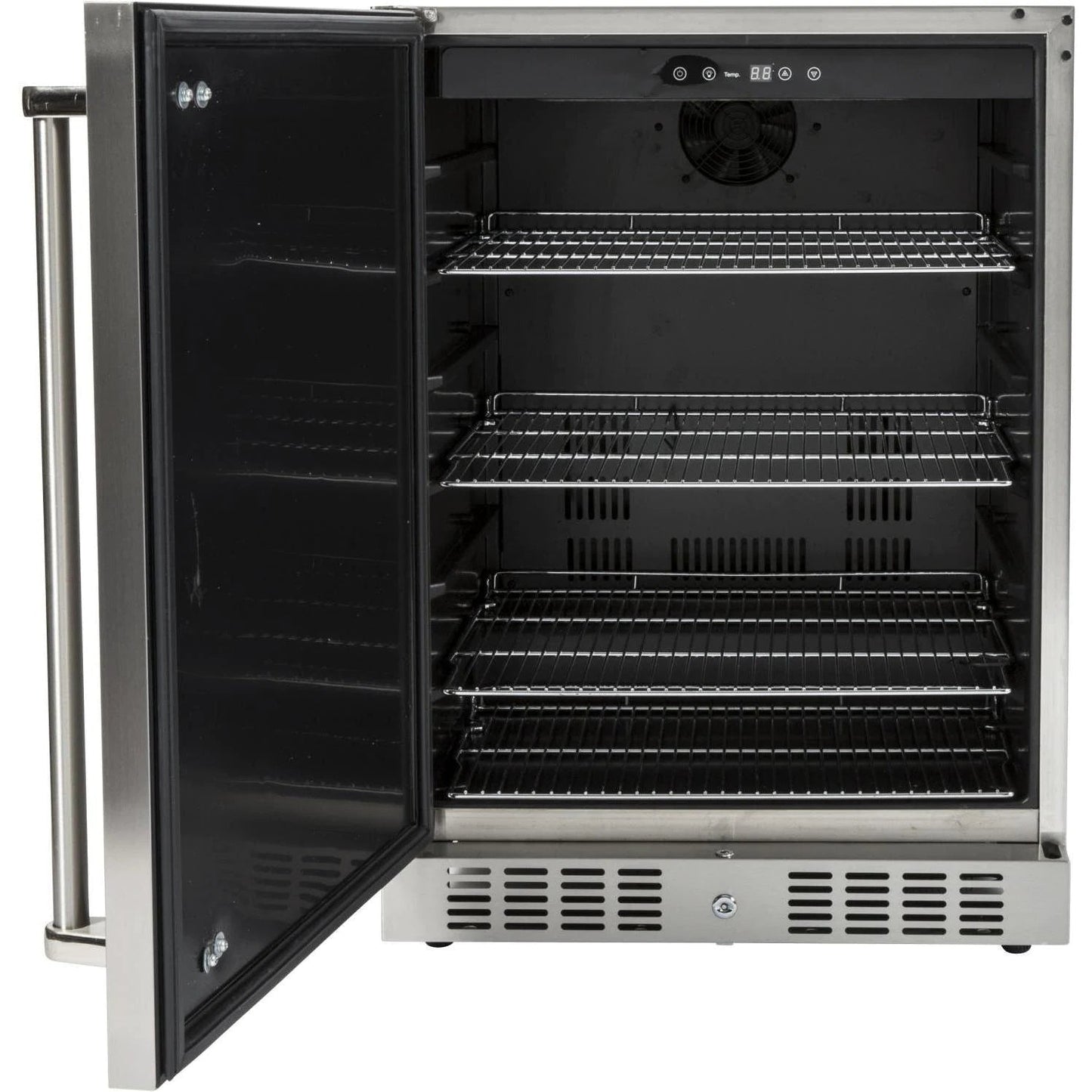 Coyote 24-Inch 5.5 Cu. Ft. Left Hinge Outdoor Rated Compact Refrigerator - Sunzout Outdoor Spaces LLC