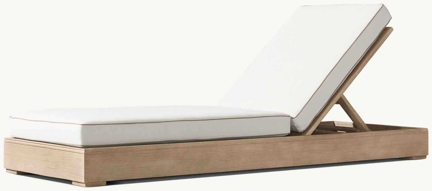 Crystal River Collection-Outdoor Premium Teak Sun Lounger - Sunzout Outdoor Spaces LLC