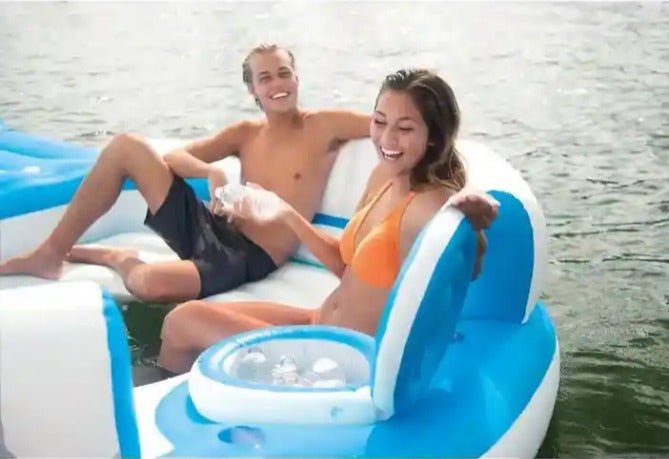Floatable Inflatable Island Lounge - Sunzout Outdoor Spaces LLC
