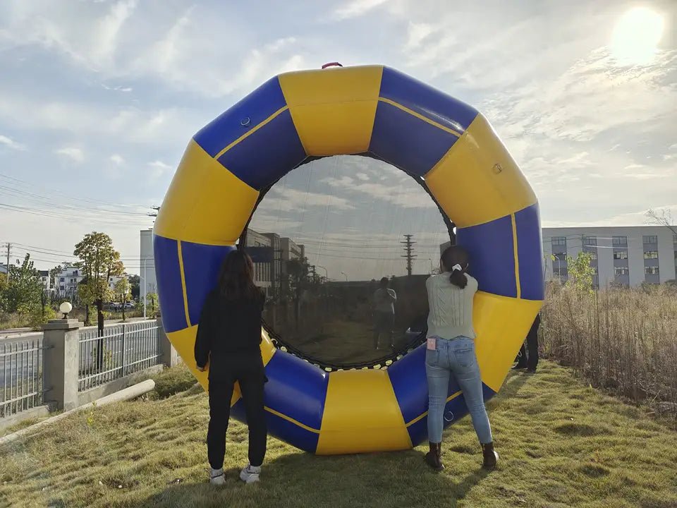 Floating PVC Inflatable Trampoline-10Ft - Sunzout Outdoor Spaces LLC