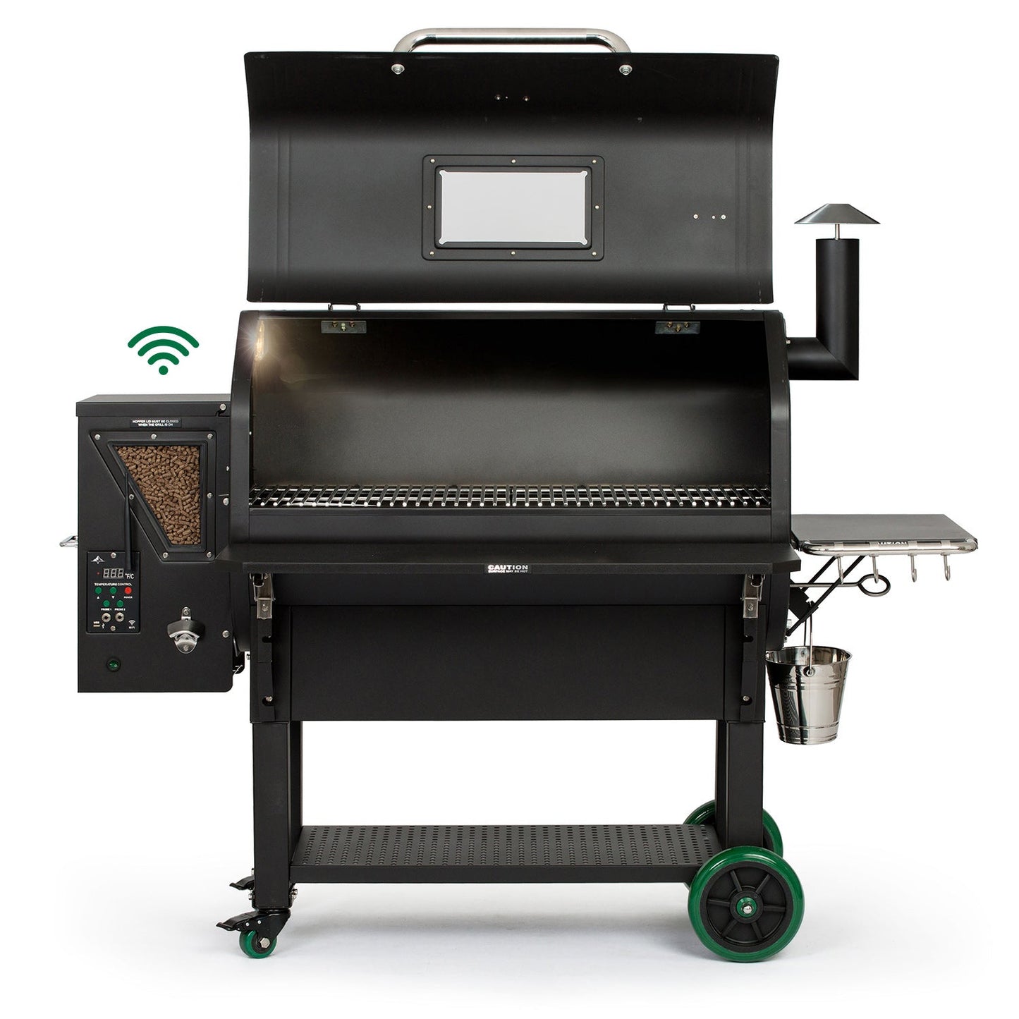 Green Mountain Grills Prime WIFI Peak Pellet Grill in Black - Sunzout Outdoor Spaces LLC