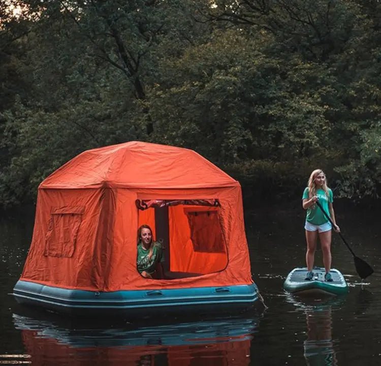 Inflatable sales camping tent