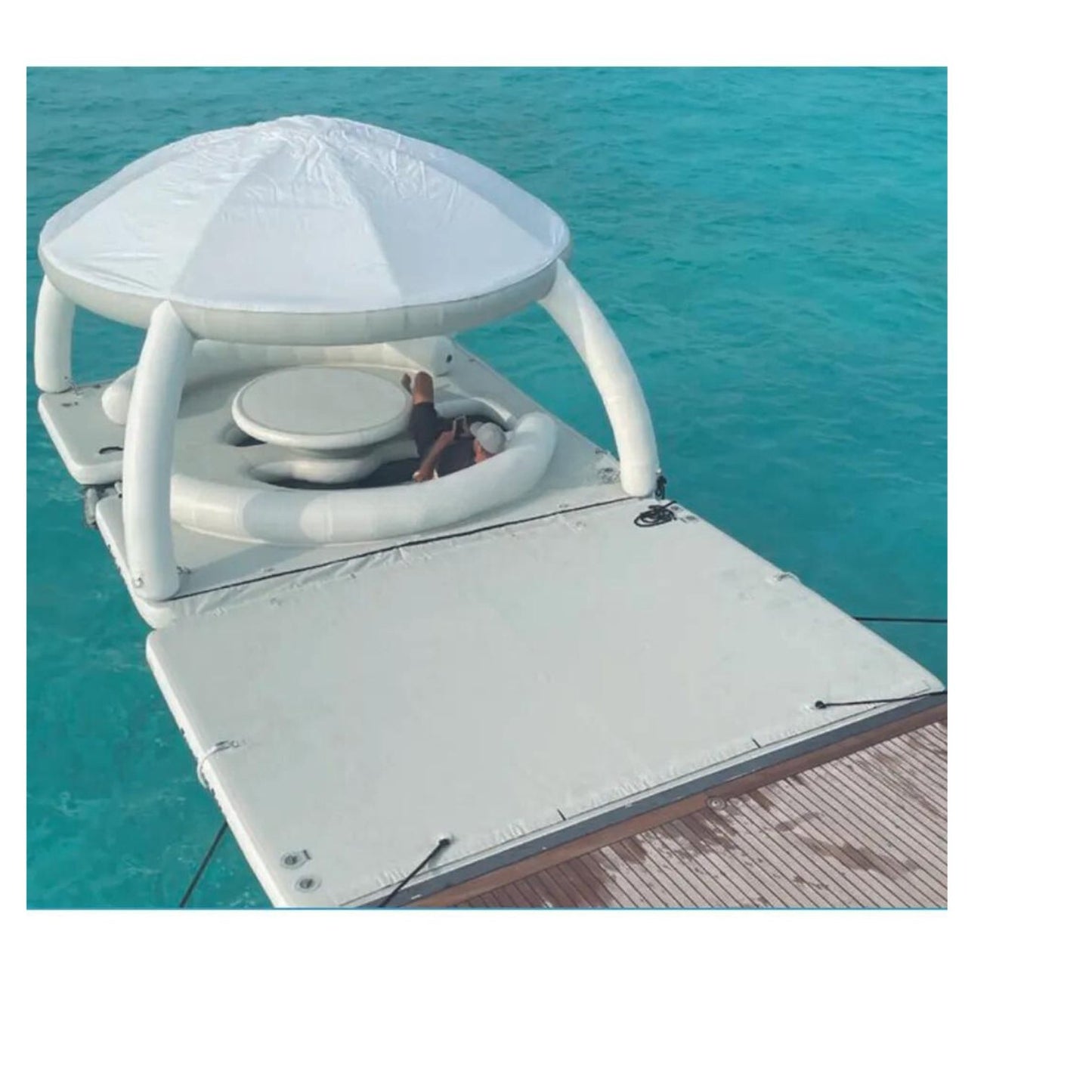 Inflatable Island Cabana, Yacht Cabana - Sunzout Outdoor Spaces LLC