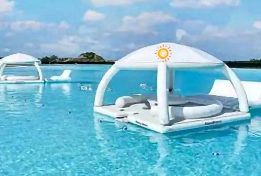 Inflatable Island Cabana, Yacht Cabana - Sunzout Outdoor Spaces LLC
