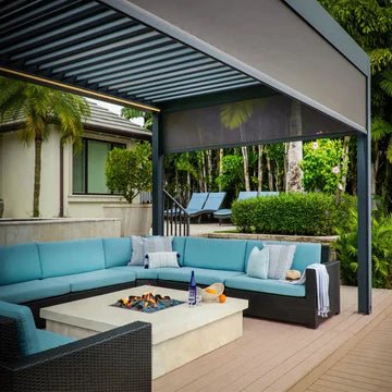 Motorized Pergola Screens, Patio Screens, Lanai Screens - Sunzout Outdoor Spaces LLC