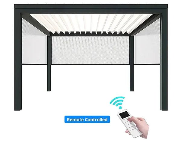 Motorized Pergola Screens, Patio Screens, Lanai Screens - Sunzout Outdoor Spaces LLC