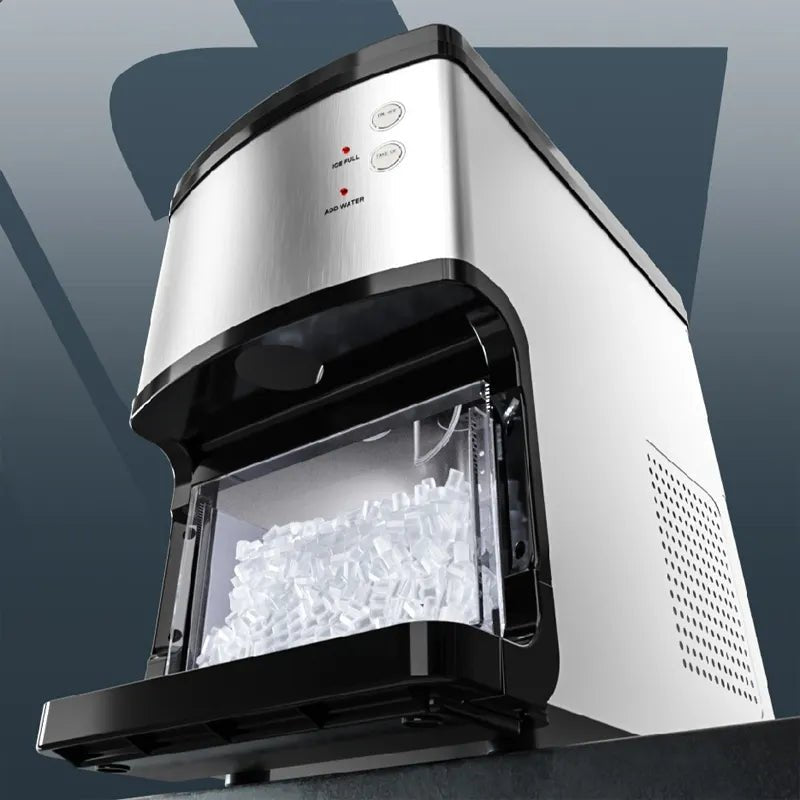 Outdoor Countertop Stainless Steel Space Saving Automatic Ice Maker- 18kg Storage Capacity - Sunzout Outdoor Spaces LLC