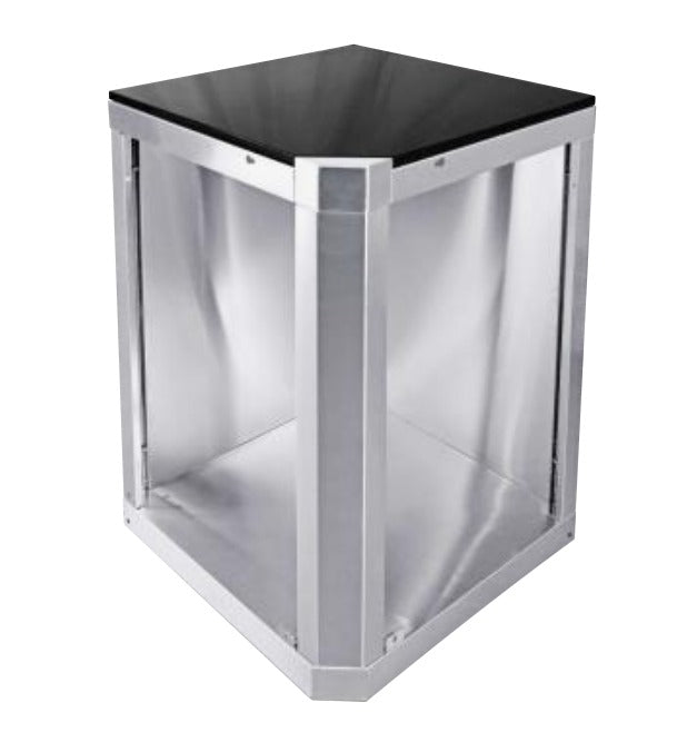 Stainless Steel 90 degree Outdoor Kitchen Modular Cabinet with Countertop