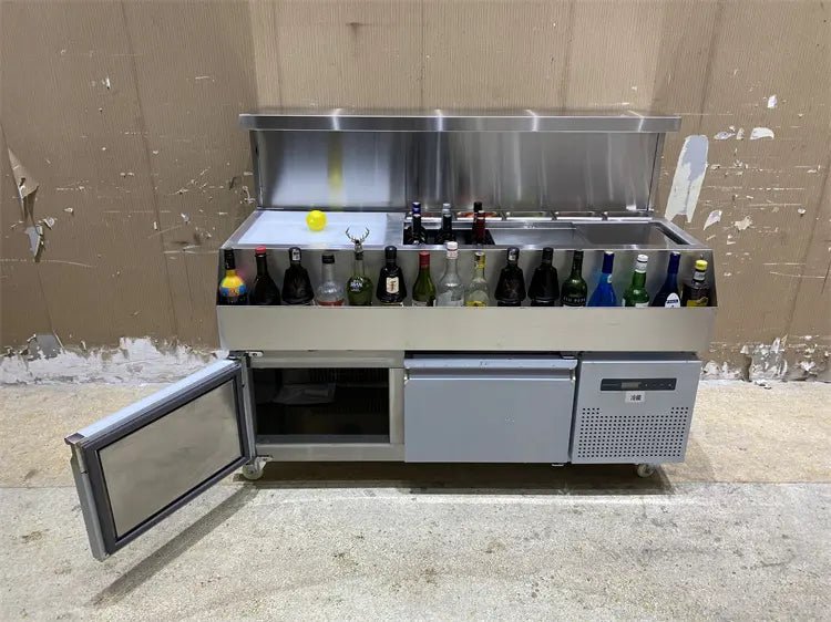 Stainless Steel Beverage Bar Cart