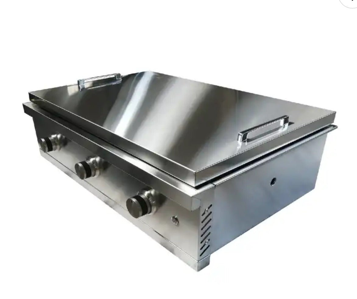 Sunzout 36 Inch Outdoor Built in Flat top Grill, Griddle - Sunzout Outdoor Spaces LLC