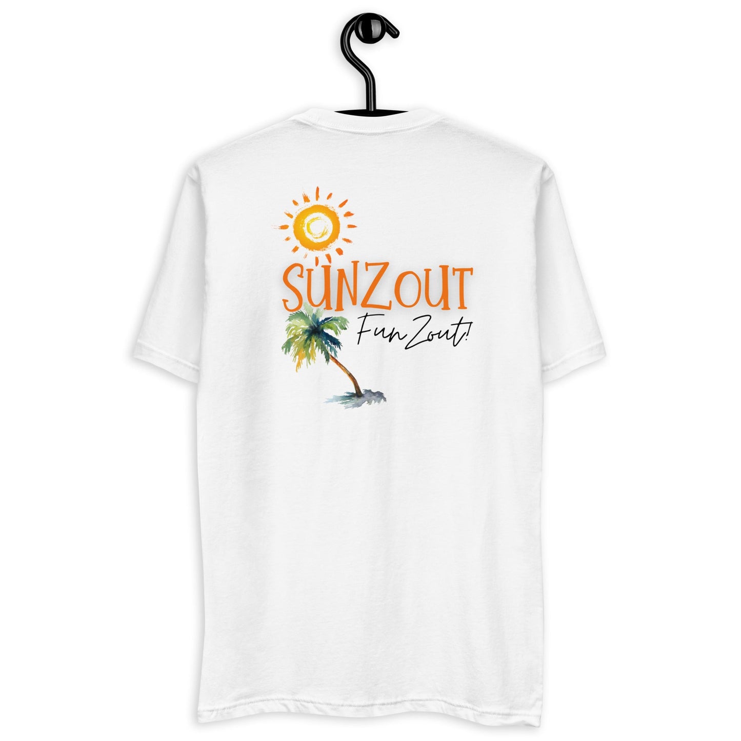 Sunzout Funzout Fitted Short Sleeve T-shirt - Sunzout Outdoor Spaces LLC