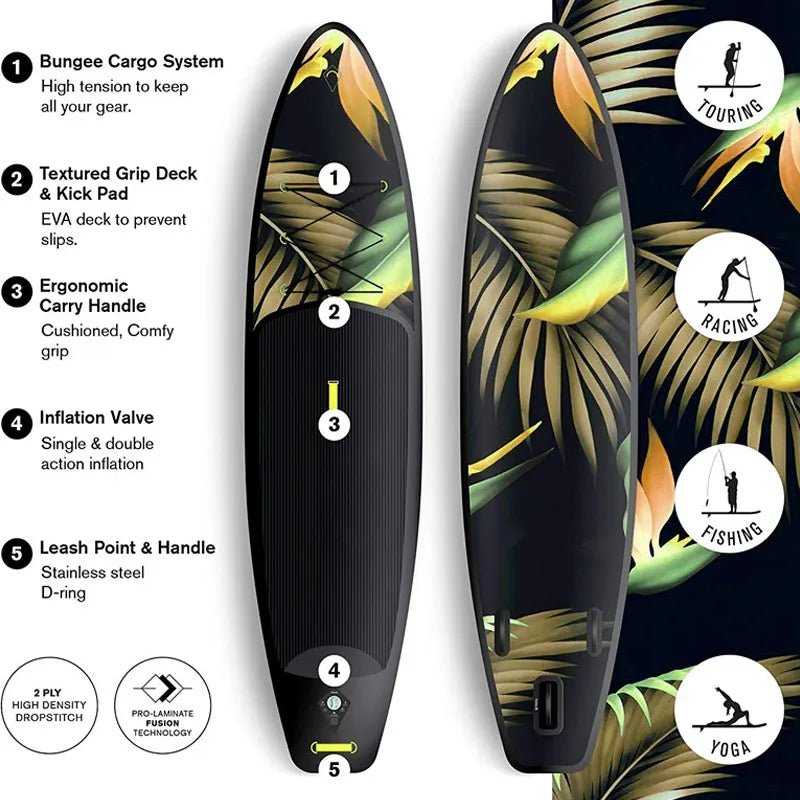 Sunzout Inflatable SUP, Stand Up Paddleboard - Sunzout Outdoor Spaces LLC