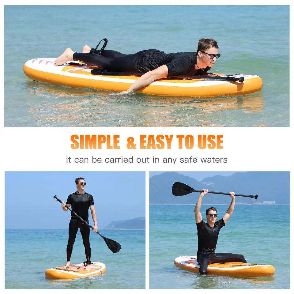 Sunzout Inflatable SUP, Stand Up Paddleboard- Mountain Peak Design - Sunzout Outdoor Spaces LLC
