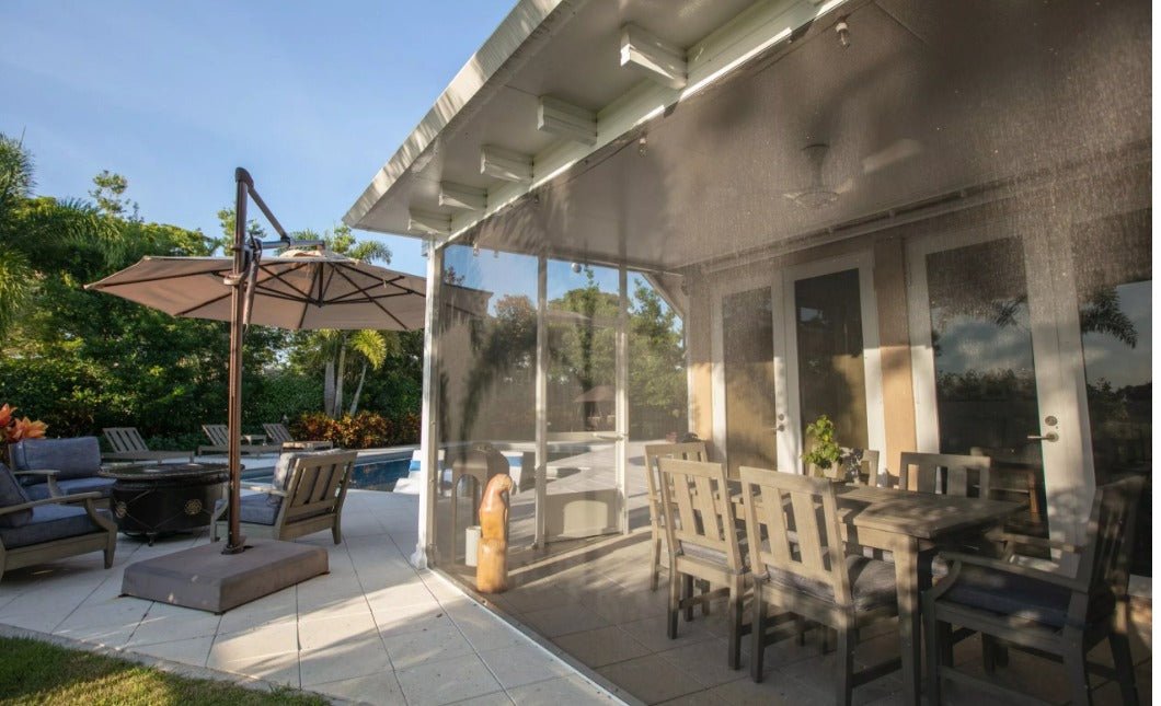 The Dolce Seamless Screen Room System, Pricing per square foot - Sunzout Outdoor Spaces LLC