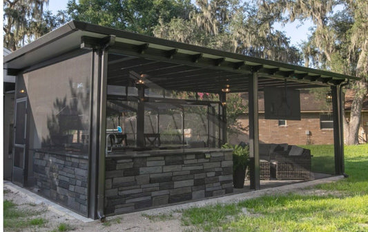 The Dolce Seamless Screen Room System, Pricing per square foot - Sunzout Outdoor Spaces LLC