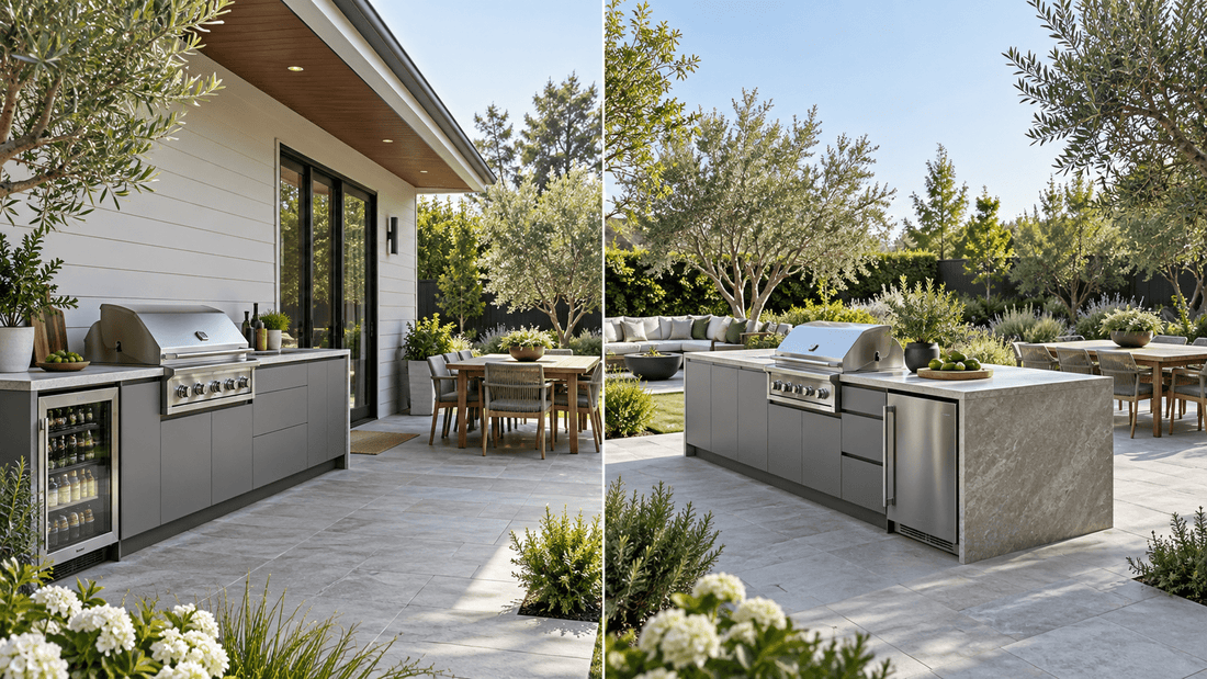 Against the House or Freestanding? Where Should You Place an Outdoor Kitchen? - Sunzout Outdoor Spaces LLC