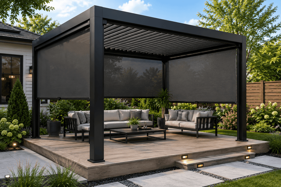 Aluminum vs. Wood Pergolas: Why Aluminum is the Ultimate Choice for Your Backyard - Sunzout Outdoor Spaces LLC