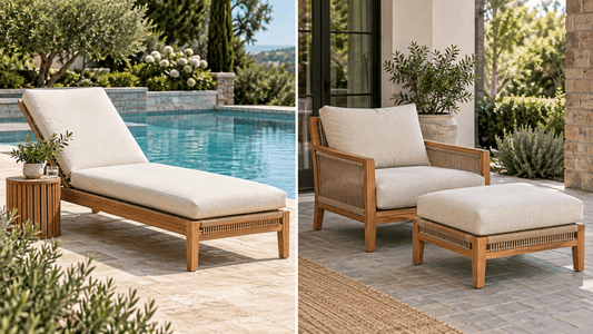 Chaise Lounge or Chair With Ottoman? Find Your Perfect Patio Seat - Sunzout Outdoor Spaces LLC