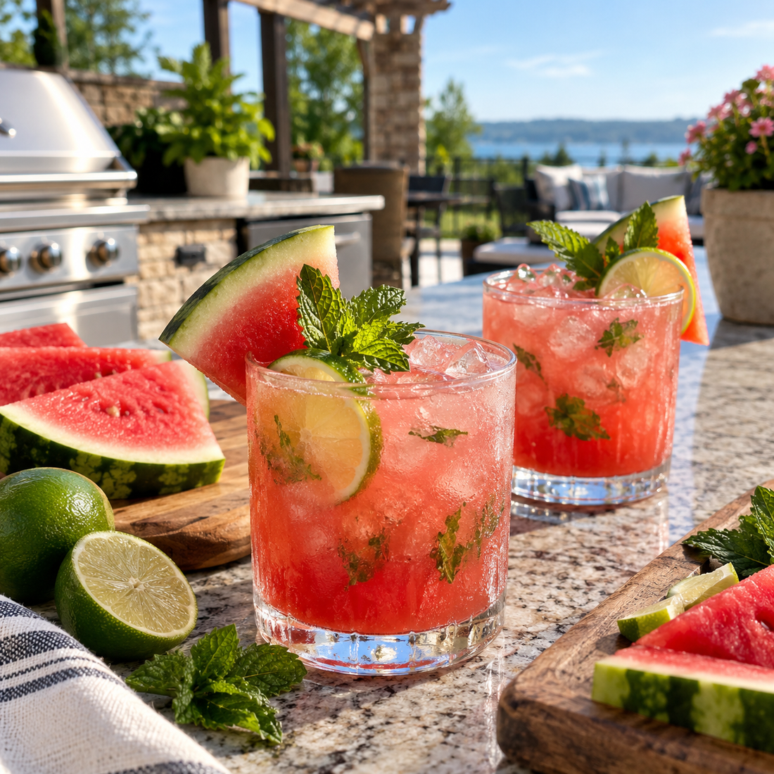 Easy Watermelon Lime Cooler – The Perfect Summer Drink - Sunzout Outdoor Spaces LLC