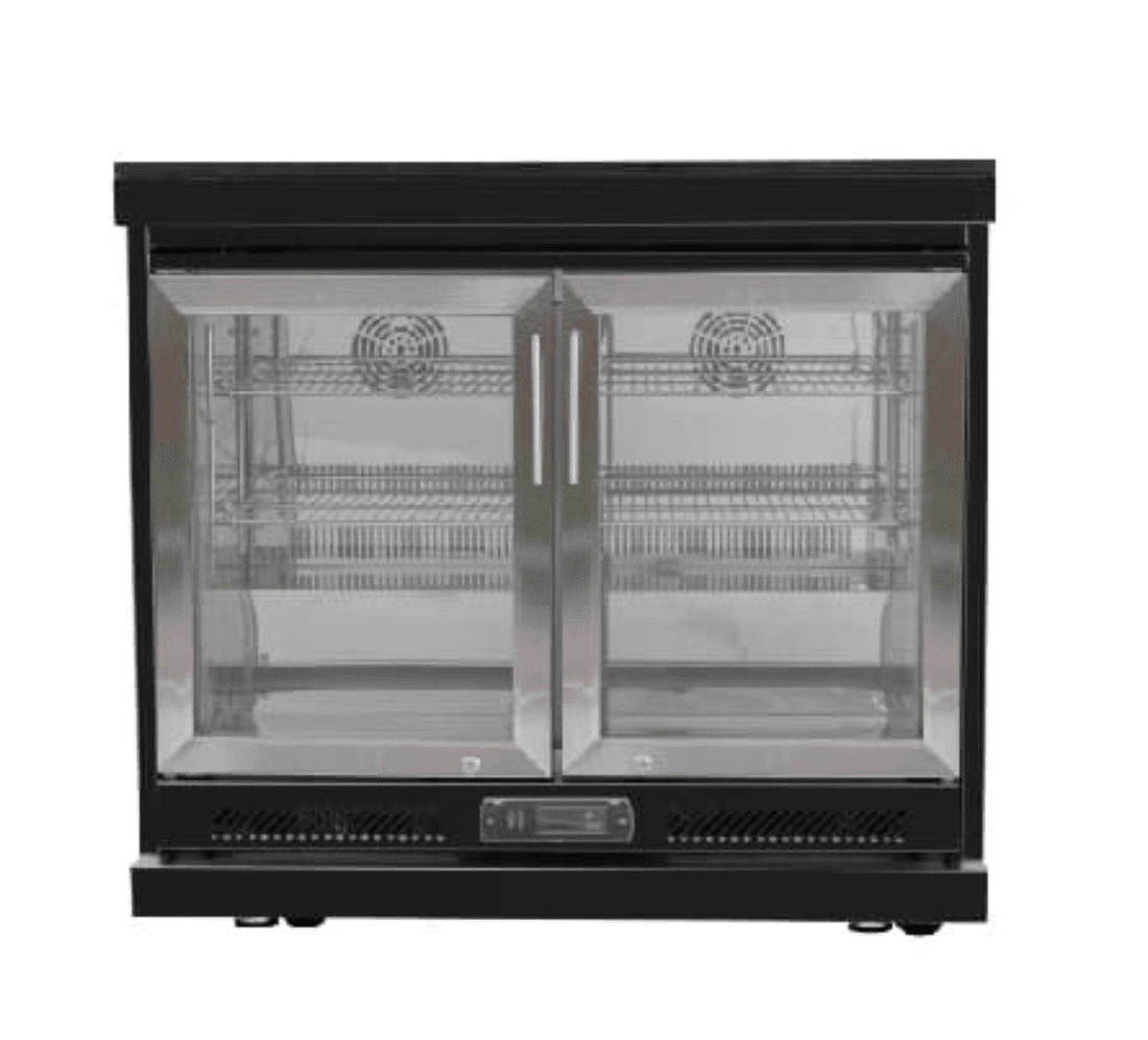 Embrace Outdoor Luxury with the Sunzout Black Steel Double Refrigerator: Discover Stylish Modular Kitchens and Aluminum Pergolas - Sunzout Outdoor Spaces LLC
