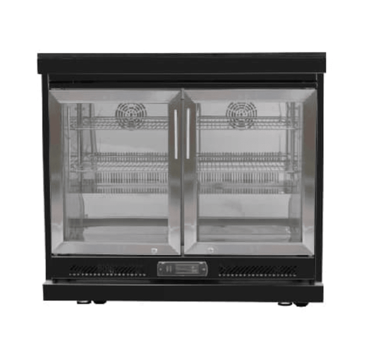 Embrace Outdoor Luxury with the Sunzout Black Steel Double Refrigerator: Discover Stylish Modular Kitchens and Aluminum Pergolas - Sunzout Outdoor Spaces LLC