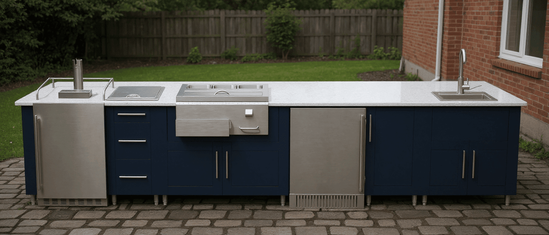 Enhance Your Outdoor Space with WeatherStong Island: The Perfect Blend of Sunzout Motorized Aluminum Pergolas and Modular Kitchen Elegance - Sunzout Outdoor Spaces LLC