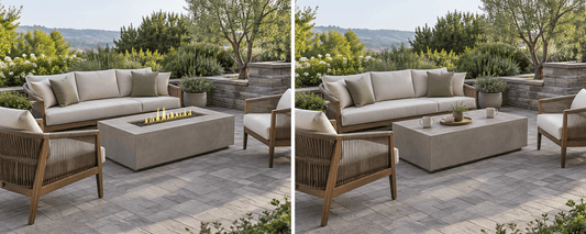 Fire Table vs. Outdoor Coffee Table: Which Fits Your Patio? - Sunzout Outdoor Spaces LLC