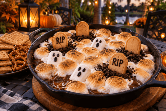 Halloween Graveyard S’mores Dip: A Spooky Backyard Dessert - Sunzout Outdoor Spaces LLC