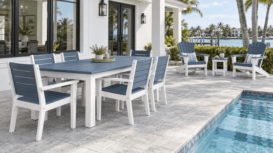How to Choose Poly Patio Furniture Colors That Complement Your Home - Sunzout Outdoor Spaces LLC