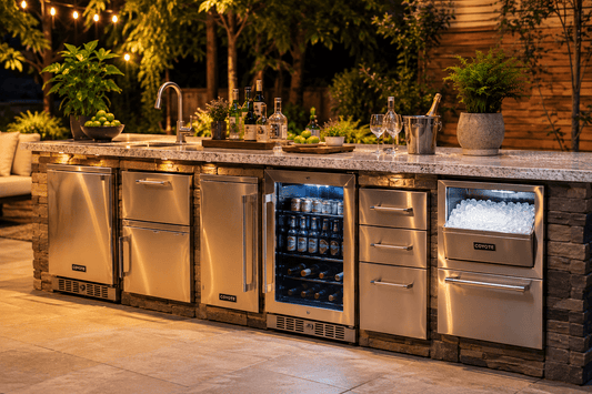 How to Design an Outdoor Kitchen Beverage Station - Sunzout Outdoor Spaces LLC