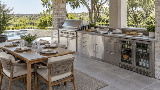 How to Design an Outdoor-Kitchen Serving Zone - Sunzout Outdoor Spaces LLC