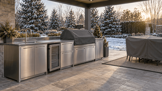 How to Winterize an Outdoor Kitchen: A Complete Cold-Weather Checklist - Sunzout Outdoor Spaces LLC