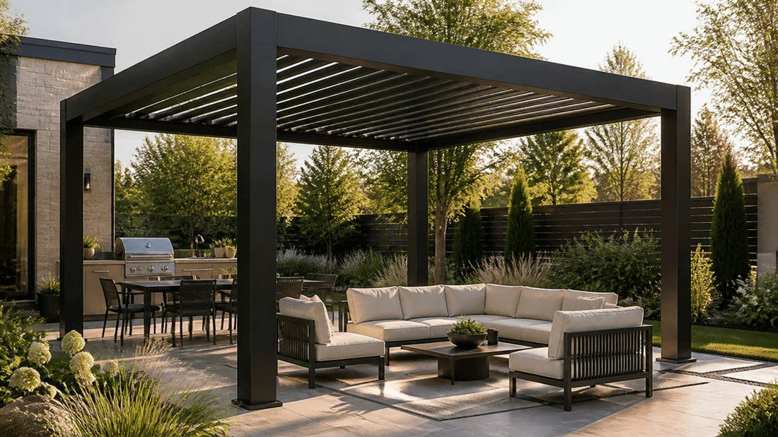 Motorized Louvered Pergolas: The Backyard Upgrade That Adapts to the Weather - Sunzout Outdoor Spaces LLC