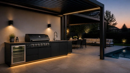 Outdoor Kitchen Lighting Guide: Where to Place Task, Ambient and Accent Lighting - Sunzout Outdoor Spaces LLC