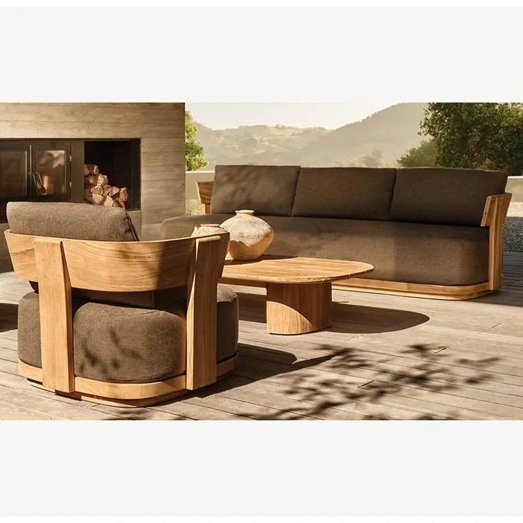 SunzOut Outdoor Spaces: Elevate Your Outdoor Living with Globally Sourced Teak Sofa Sets - Sunzout Outdoor Spaces LLC