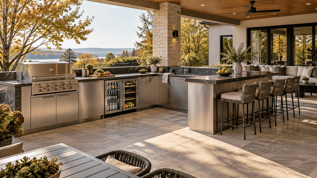 The 5 Outdoor-Kitchen Zones That Make Cooking and Entertaining Easier - Sunzout Outdoor Spaces LLC