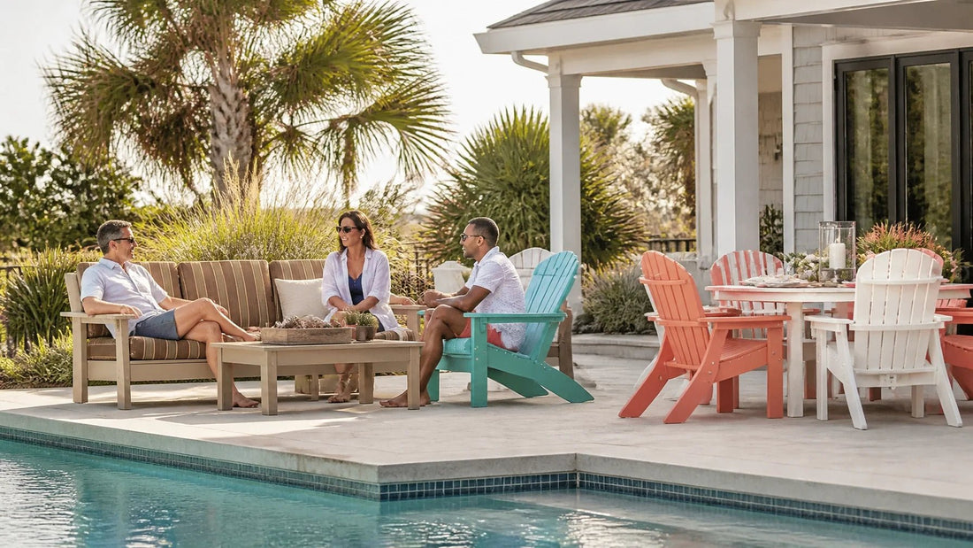 The Patio Furniture That Doesn’t Mind the Weather: Why Homeowners Are Choosing Poly - Sunzout Outdoor Spaces LLC