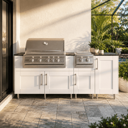 Why WeatherStrong HDPE Outdoor Cabinets Are the Ultimate Choice for Your Kitchen Island - Sunzout Outdoor Spaces LLC