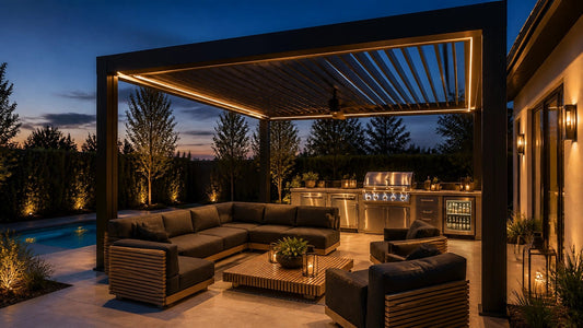 Your Patio After Dark: 7 Ways to Make Outdoor Living More Comfortable at Night - Sunzout Outdoor Spaces LLC