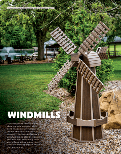 Garden Windmill - Sunzout Outdoor Spaces LLC