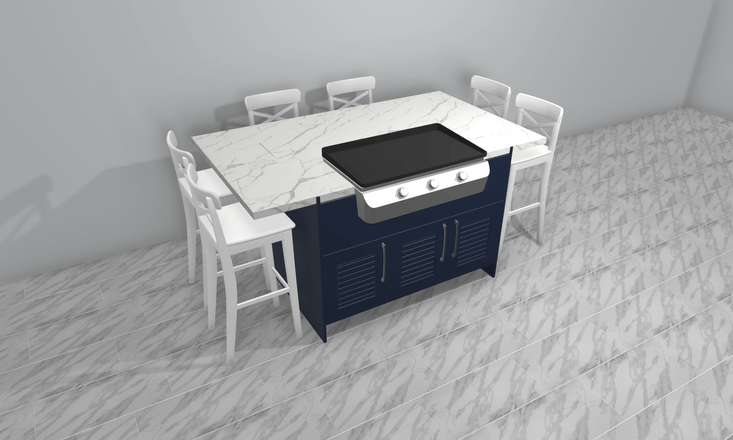 Outdoor Hibachi Tables By Sunzout - Sunzout Outdoor Spaces LLC