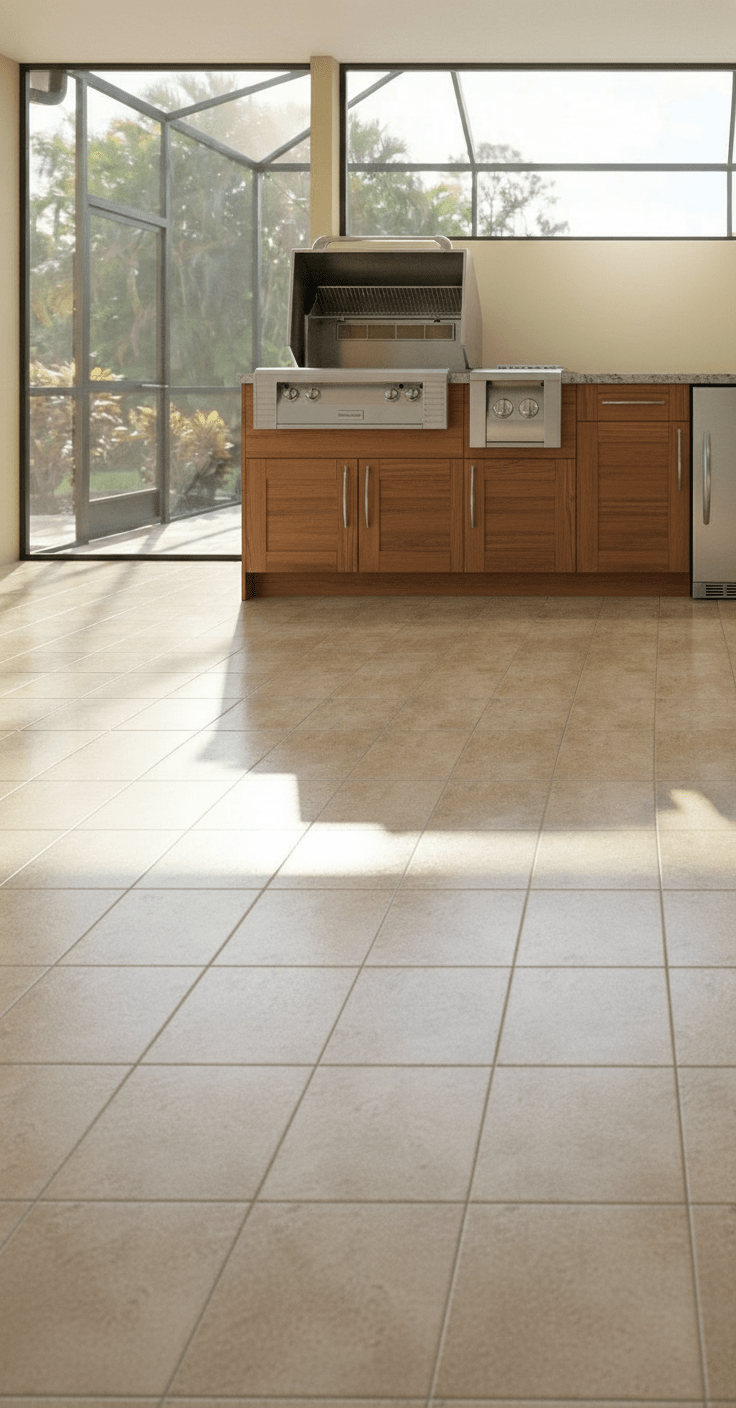 118 inch Weatherstrong Outdoor Kitchen READY for Grill, Side Burner Sink and Refrigerator - Sunzout Outdoor Spaces LLC