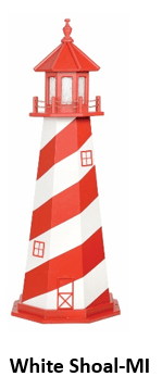2' Poly Lighthouse - FREE SHIPPING - Sunzout Outdoor Spaces LLC