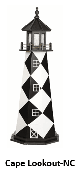 2' Poly Lighthouse - FREE SHIPPING - Sunzout Outdoor Spaces LLC